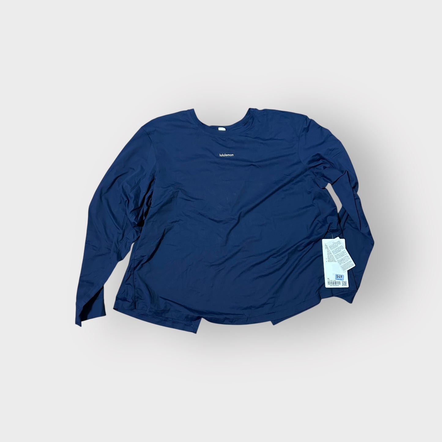 Pace Crush Cross Back UVP Graphic Long Sleeve Club Blue