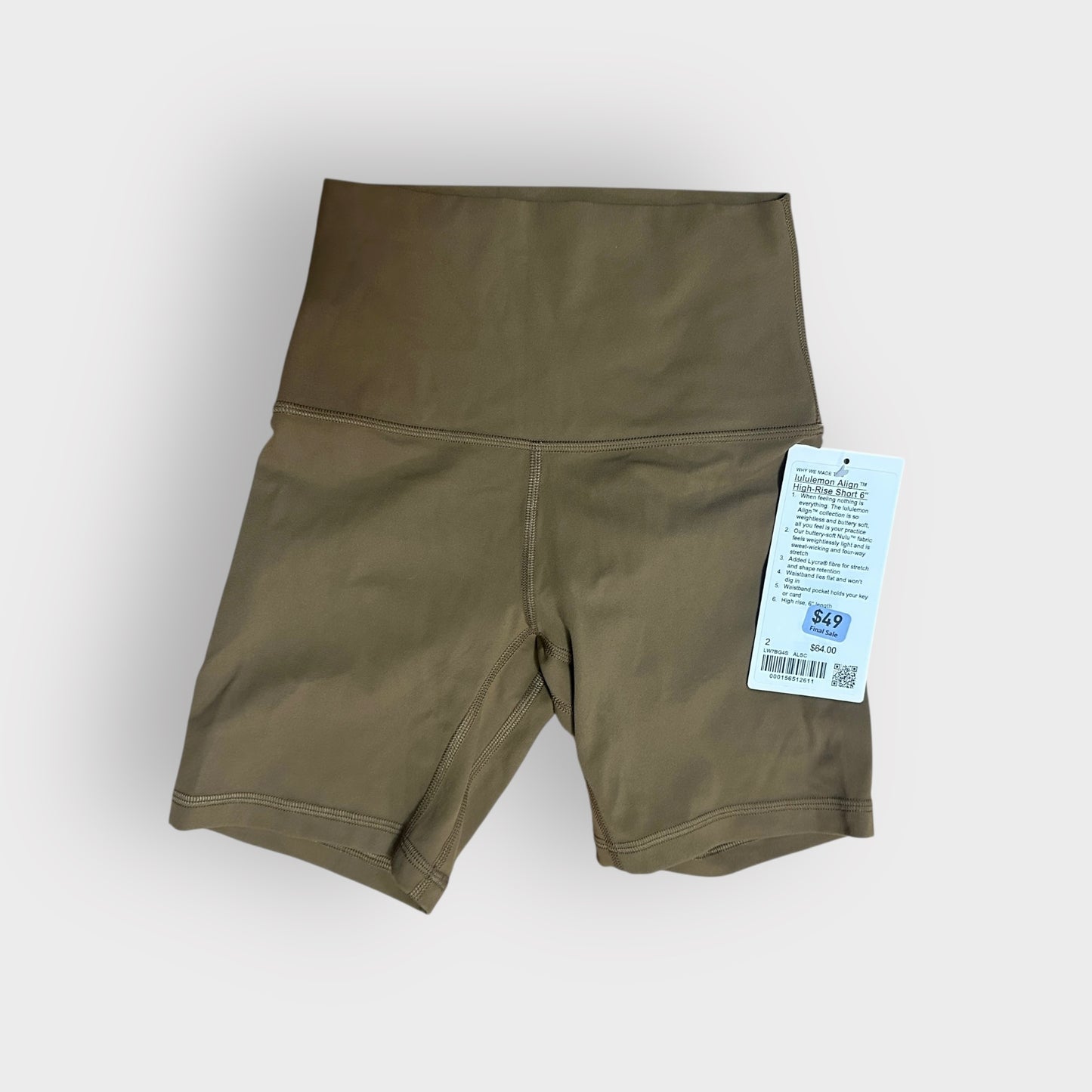 Align Biker Shorts HR 6" Allspice