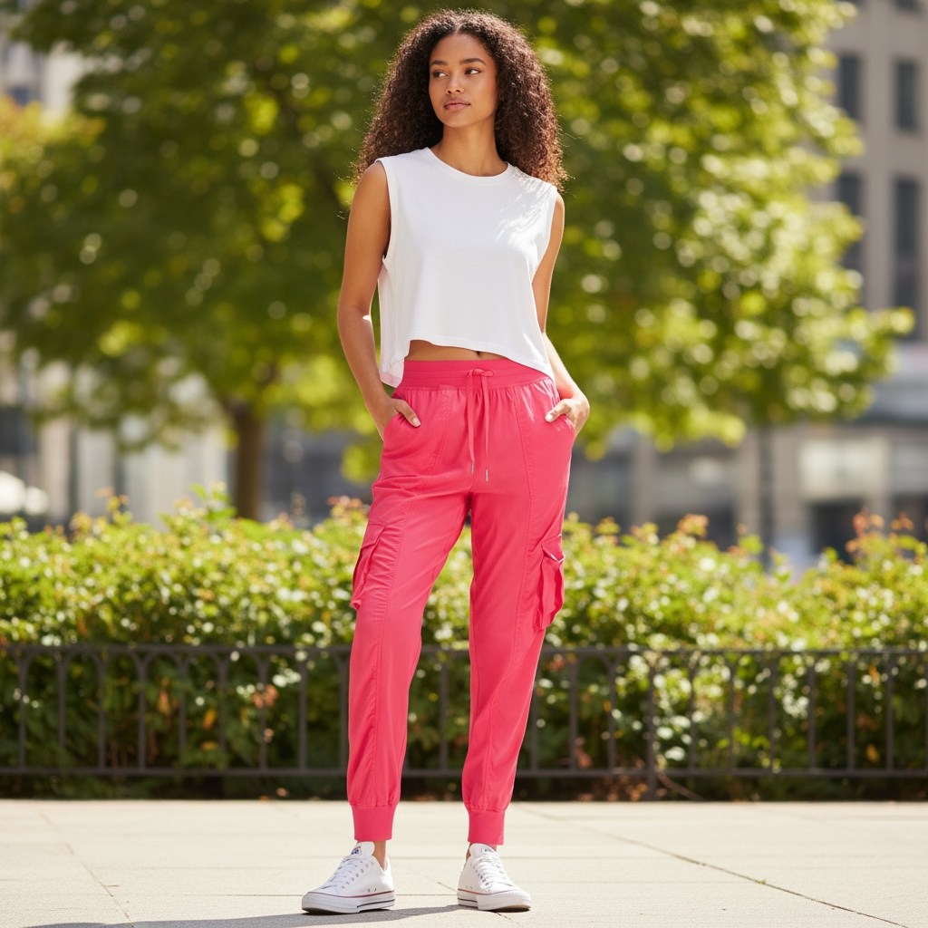 lululemon pink dance studio joggers