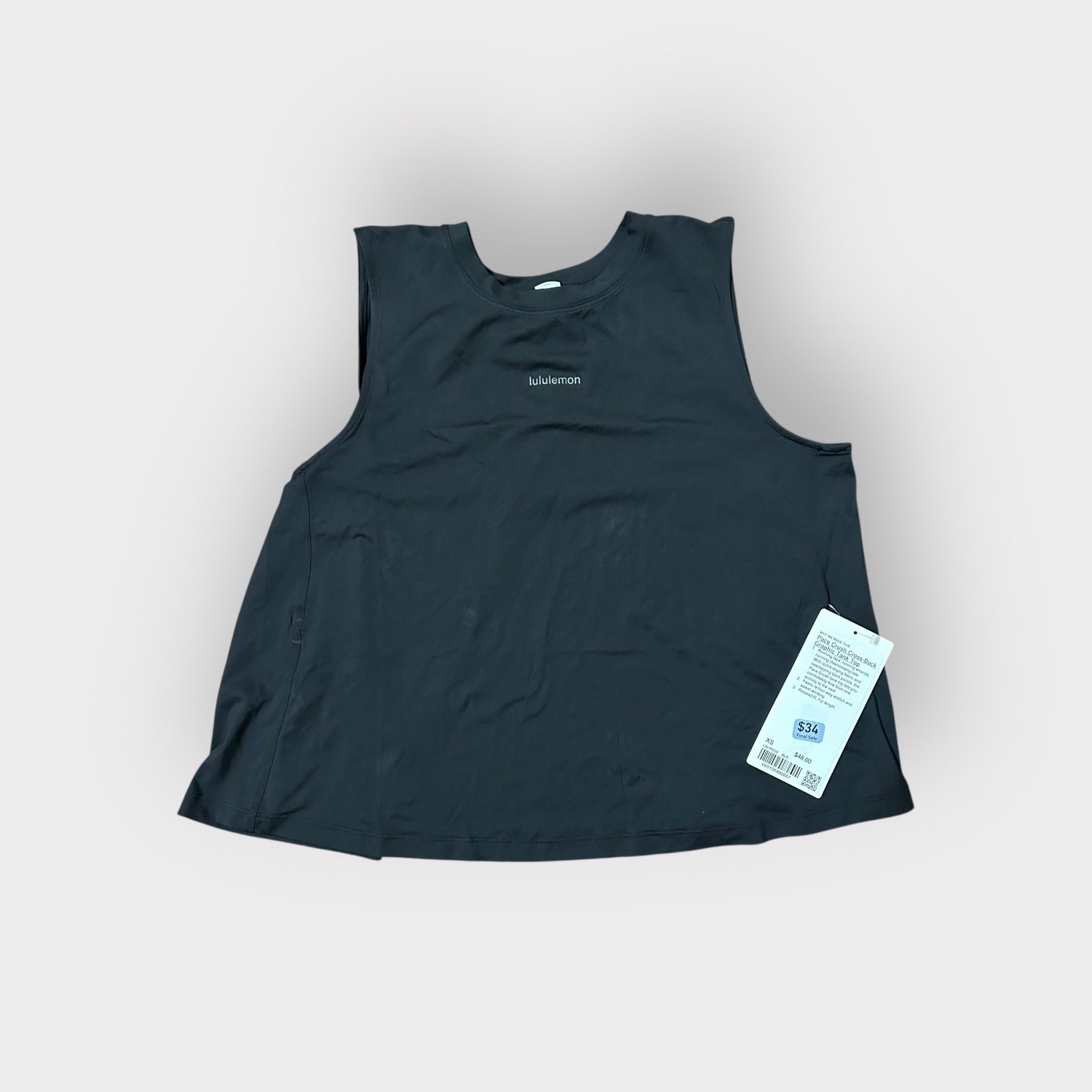 Pace Crush Cross Back Graphic Tank Top Black