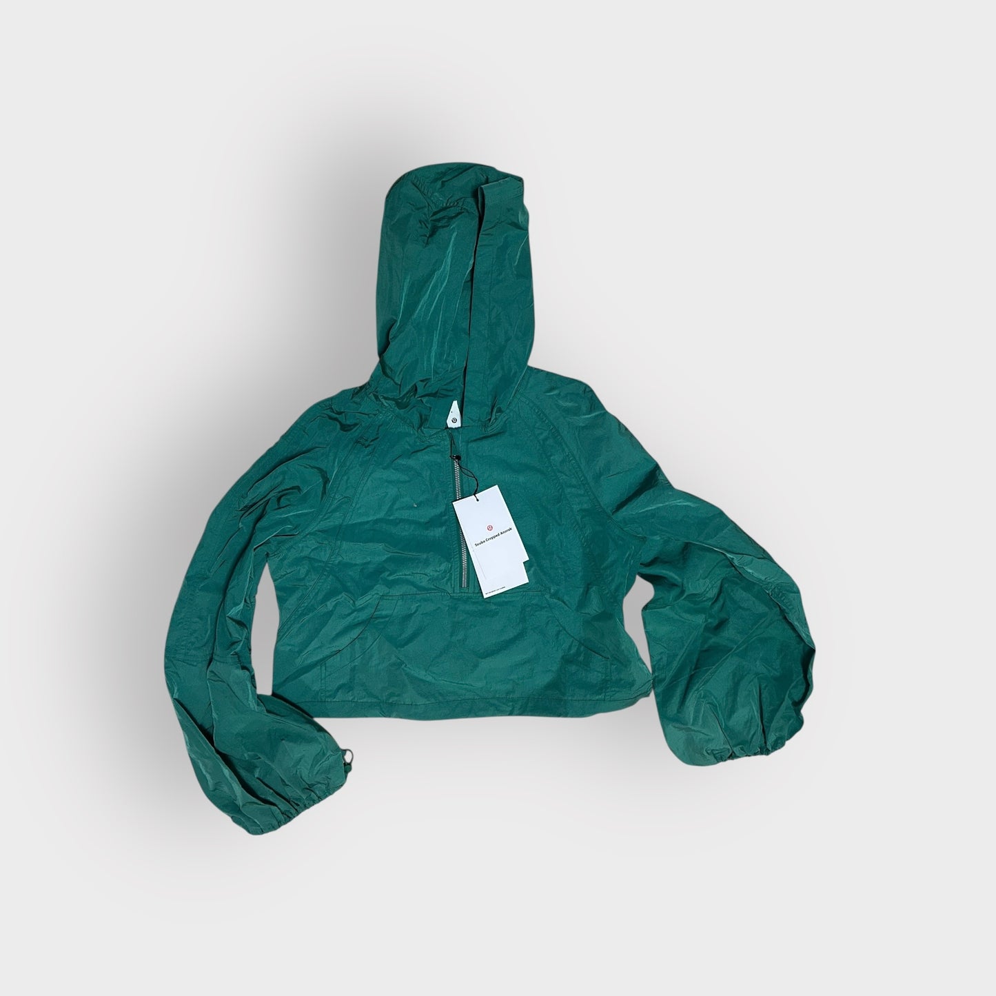 Scuba Cropped Anorak Raceway Green