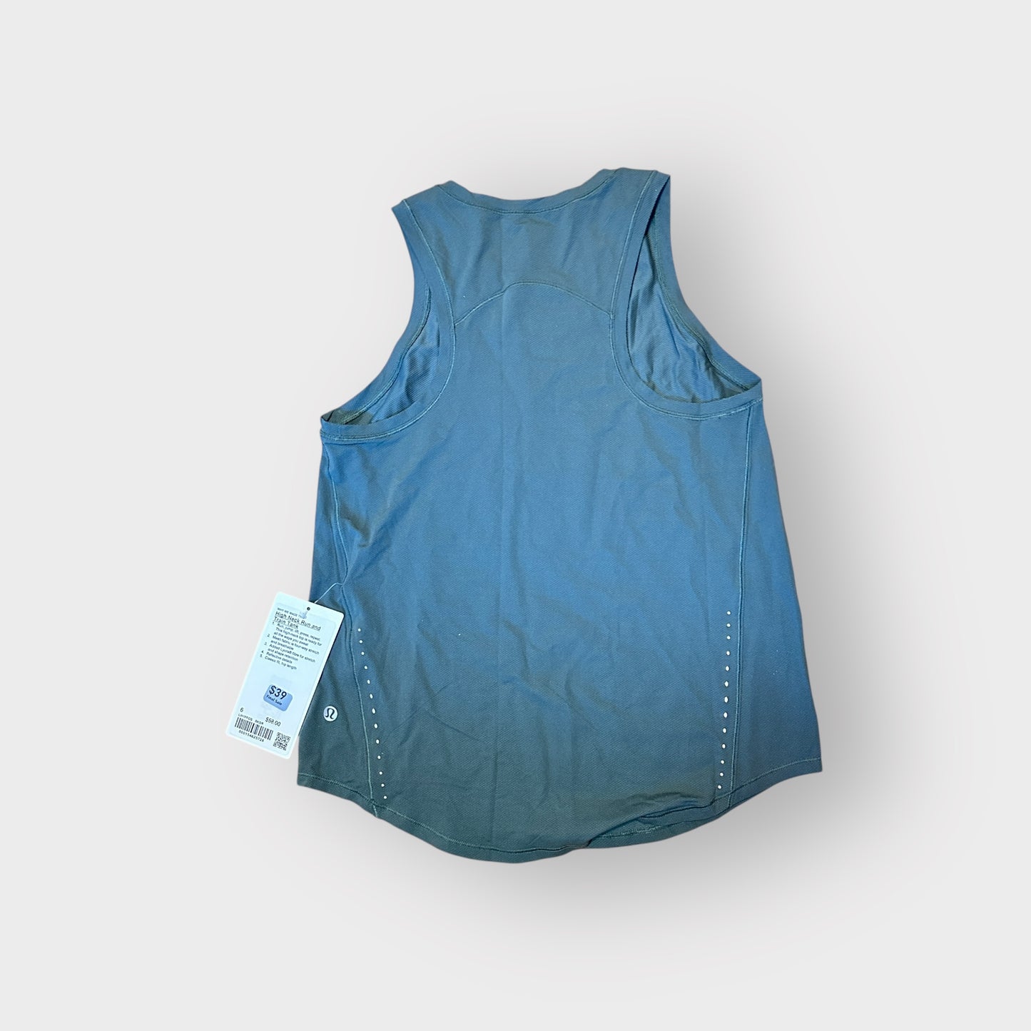 High Neck Run and Train Tank Smoked Spruce