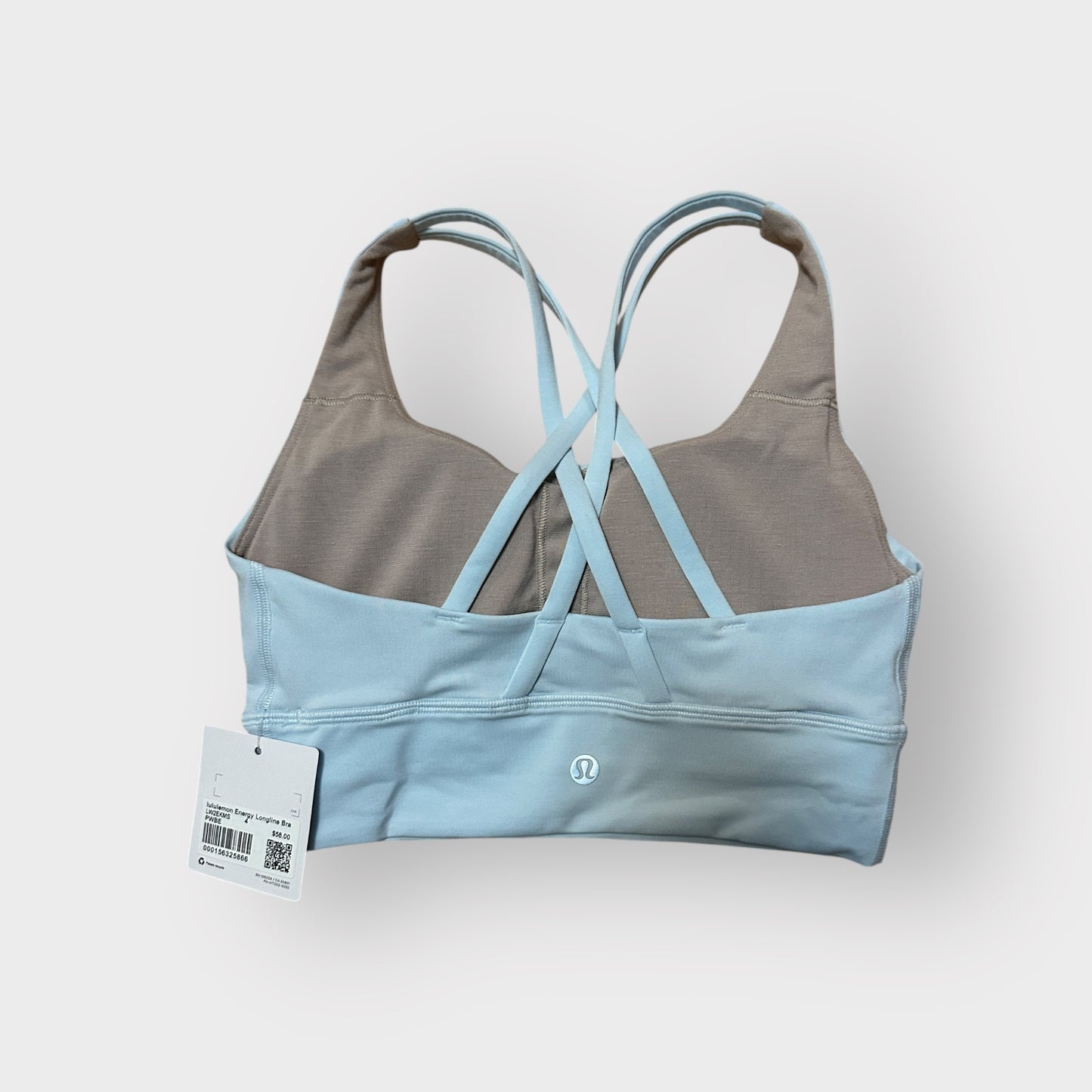 Longline Energy Bra Powder Blue B-D Cups