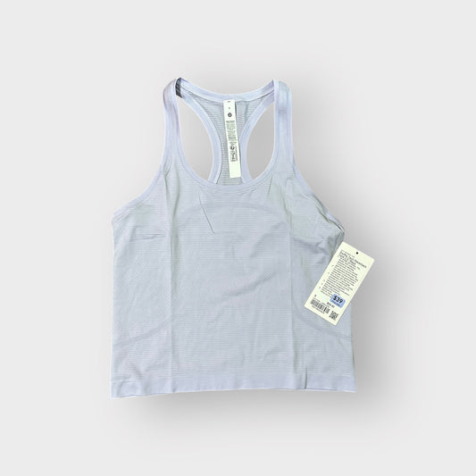 Swiftly Tech Racerback Tank 2.0 Race Length Lavender Frost