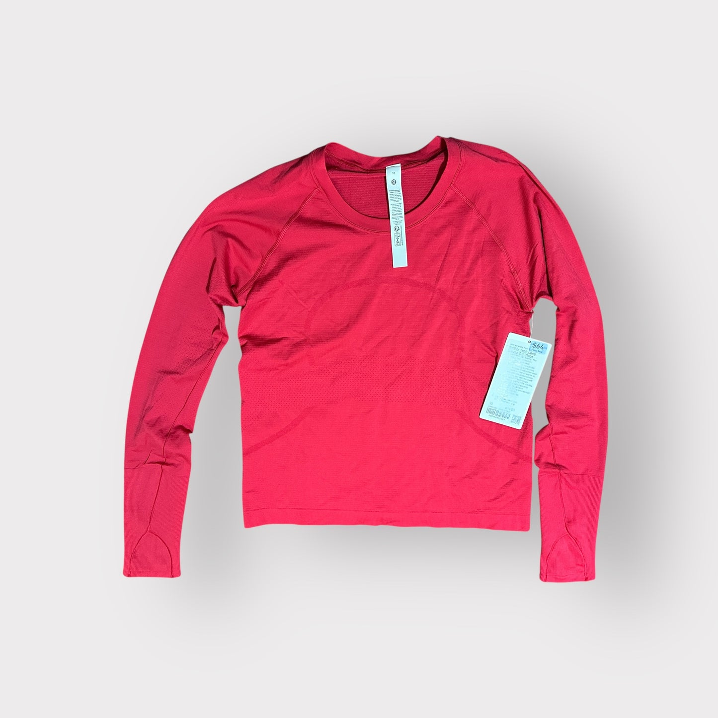 Swiftly Tech Long Sleeve 2.0 Race Length Pink Dragonfruit