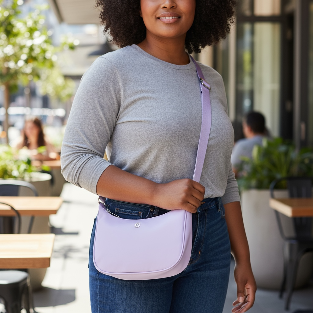 City Essentials Small Shoulder Bag 3L Lavender Frost Gold