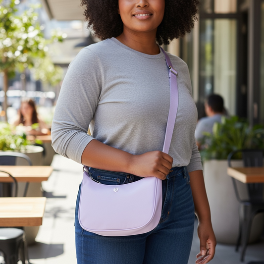 City Essentials Small Shoulder Bag 3L Lavender Frost Gold