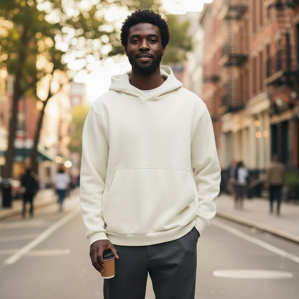 Steady State Pullover Hoodie Bone