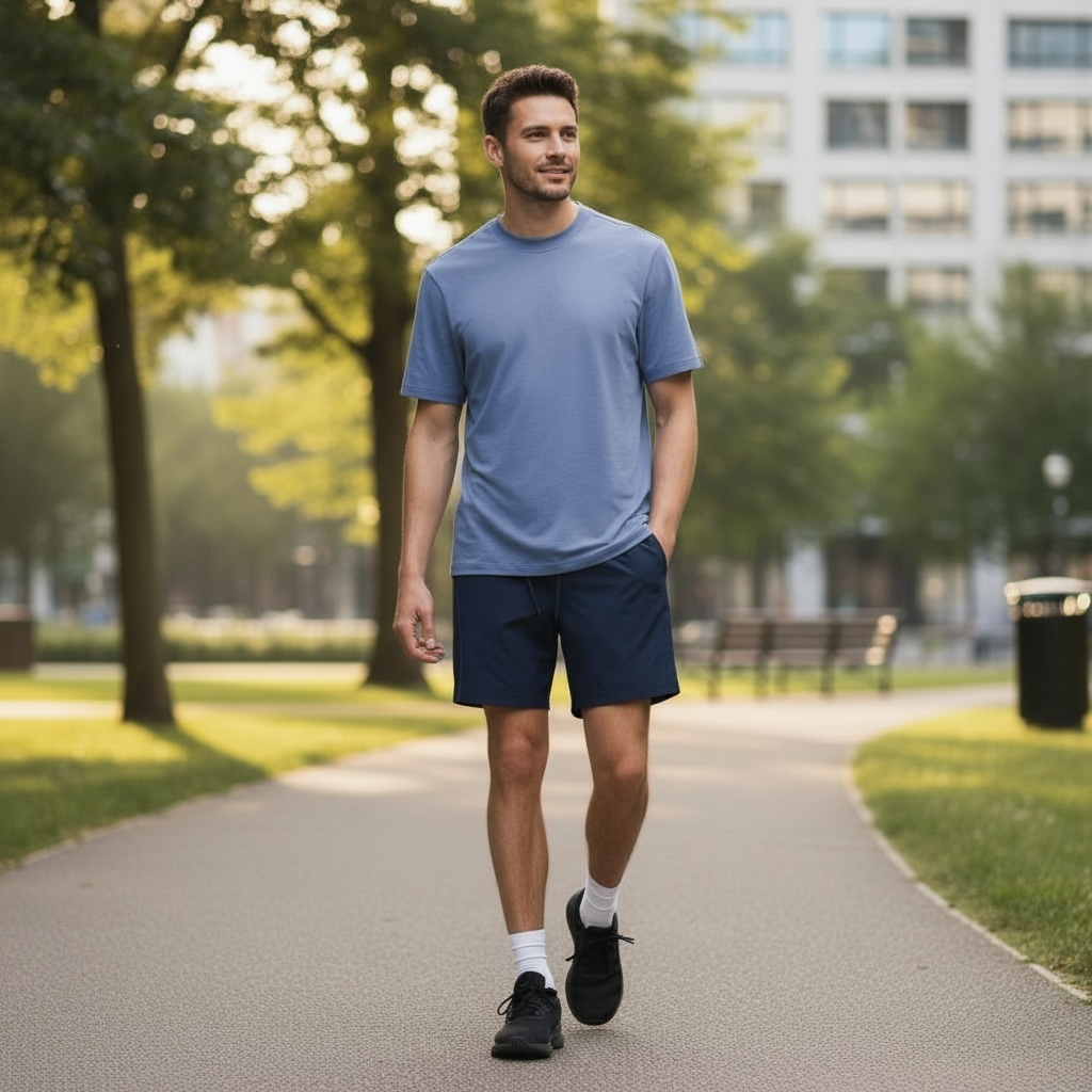 Zeroed In Short Sleeve Washed Denim
