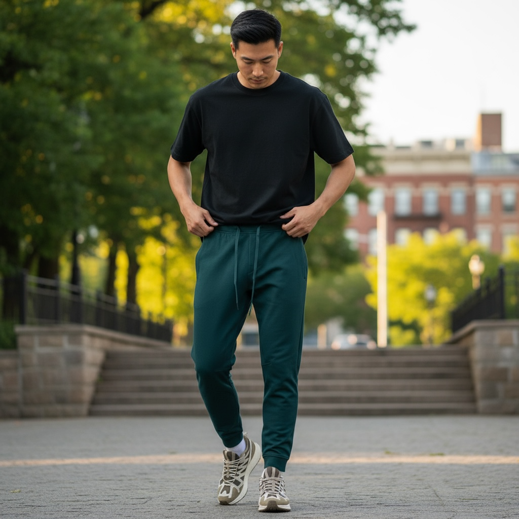 City Sweat Jogger Tall Green Jasper