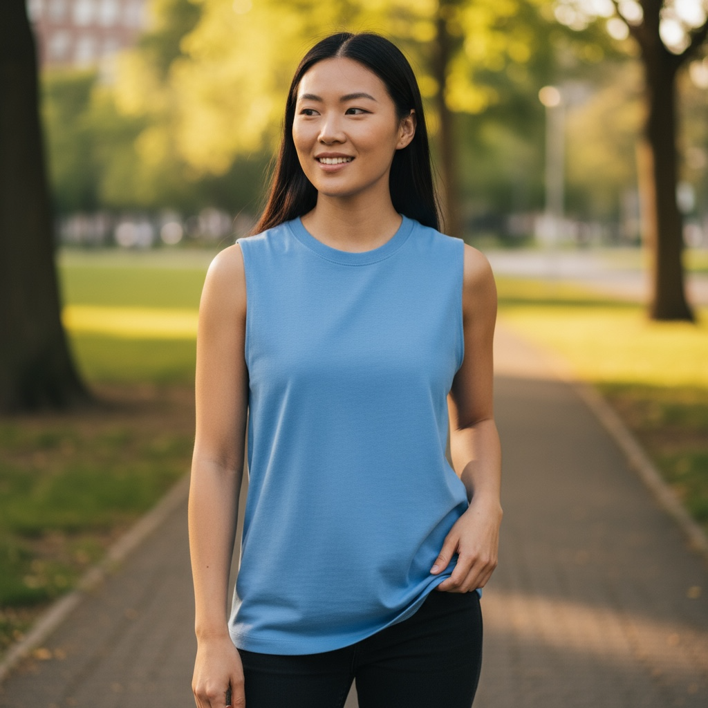 All Yours Organic Cotton Tank Pool Party