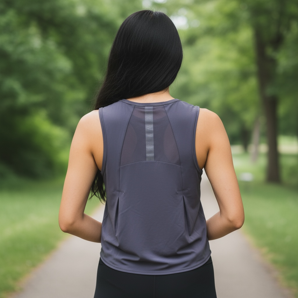 Sculpt Cropped Tank Grape Thistle *Pleated