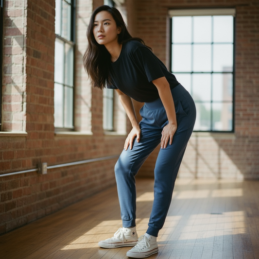 lululemon blue twill align joggers