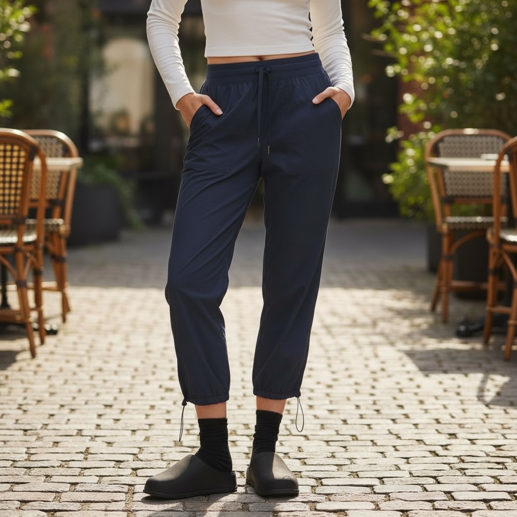 lululemon cropped dance studio navy blue