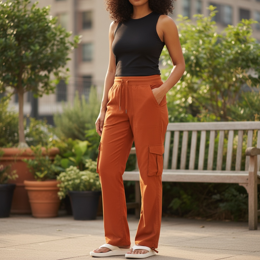 lululemon dance studio autumn rust