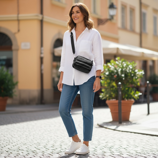 Everywhere Crossbody Wunder Puff Black