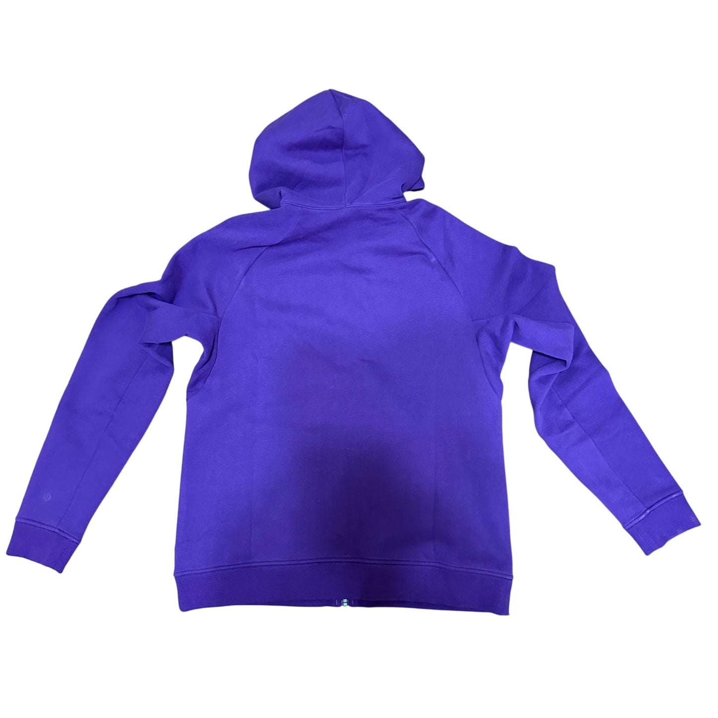 Classic Fit Fleece Full Zip Hoodie College Purple