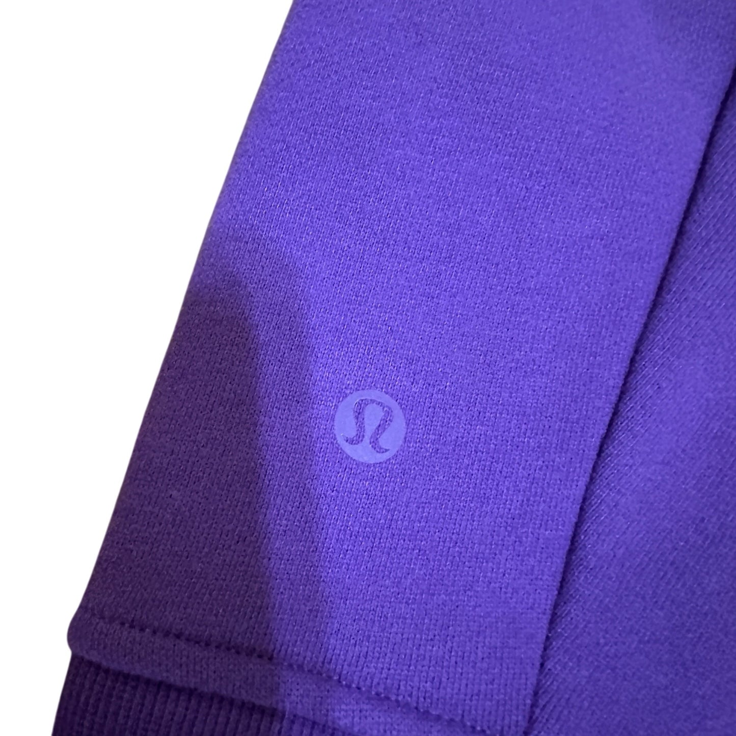 Classic Fit Fleece Full Zip Hoodie College Purple