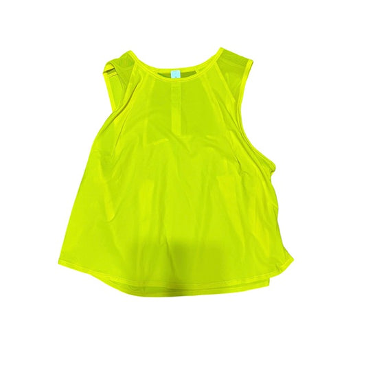 Cropped Sculpt Tank Utility Yellow